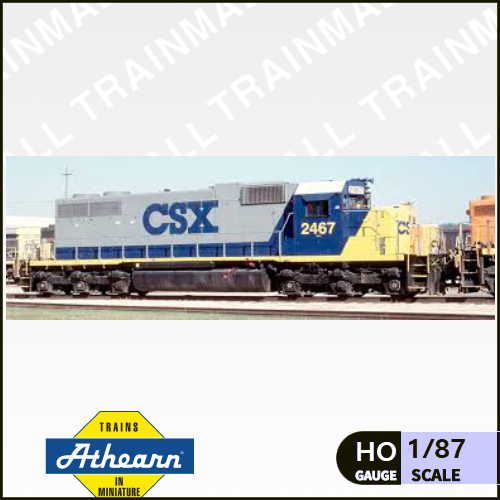 [Athern] 88581 RTR SD38 디젤기관차 - CSX #2467 (DCC &amp; Sound),철도모형,기차모형,열차모형,트레인몰