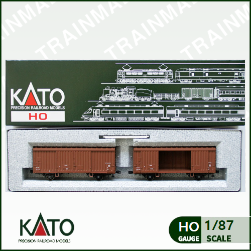 [KATO] 1-808 와무 80000 유개화차 (2량 세트),철도모형,기차모형,열차모형,트레인몰