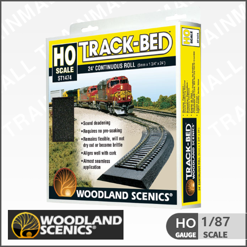 [Woodland Scenics] ST1474 HO레일 디오라마용 트렉 베드 (5mm x 44.4mm x 7.31m),철도모형,기차모형,열차모형,트레인몰